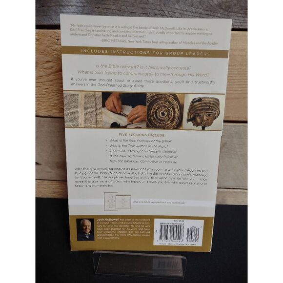 NEW God Breathed Study Guide Josh McDowell ISBN # 9781630589448 - Picture 2 of 2
